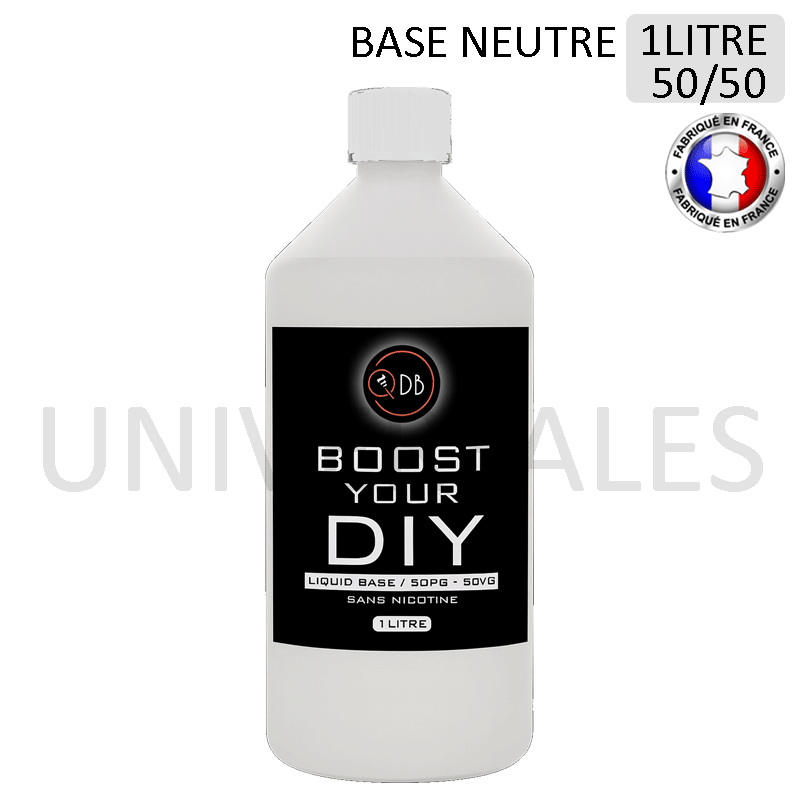 BASE E-LIQUIDE NEUTRE 1 LITRE PG/VG 50/50