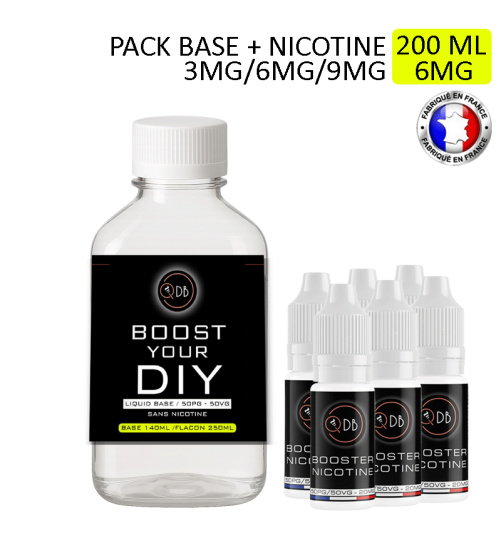 PACK DIY 6MG 200ML