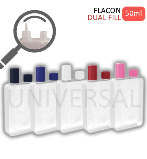 Flacon dual fill pas chère