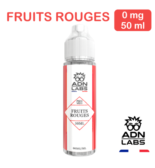 FRUITS ROUGES 0mg - ADN LABS