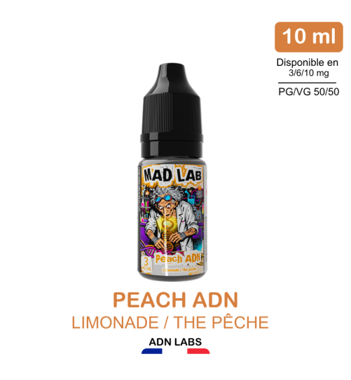E-LIQUIDE SUN ADN thé pêche limonade pas cher
