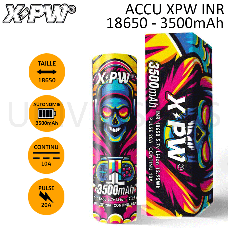 ACCU 18650 3500mAh - XPW