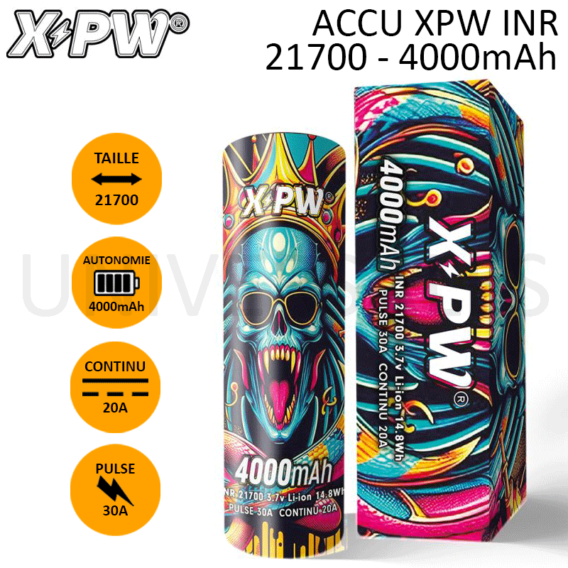 ACCU 21700 4000mAh - XPW