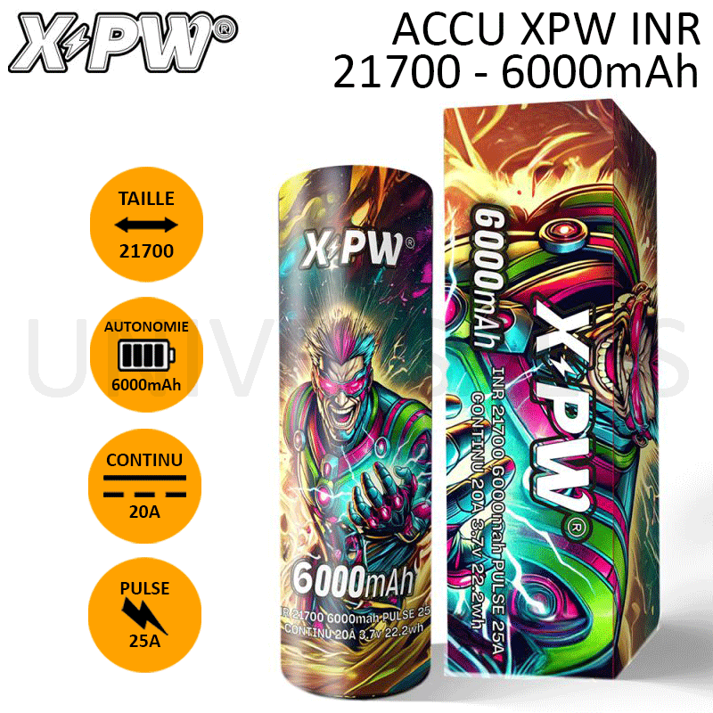 ACCU 21700 6000mAh - XPW
