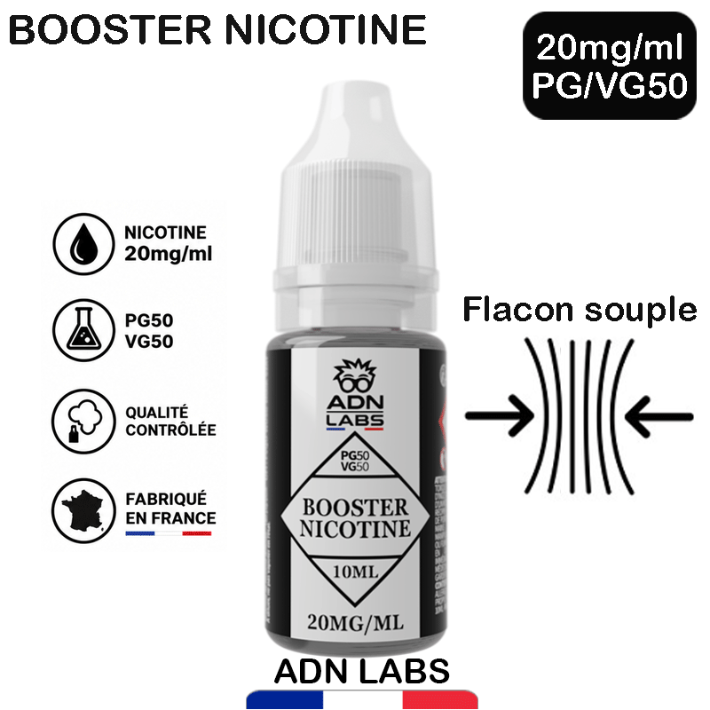 Booster de nicotine 20mg ADN LABS Booster de nicotine 20mg ADN LABS