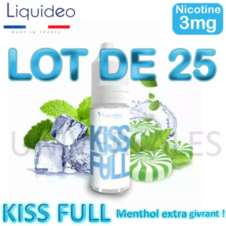 E Liquides KISS FULL lot de 25