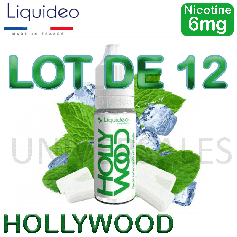 E Liquide HOLLYWOOD lot de 12