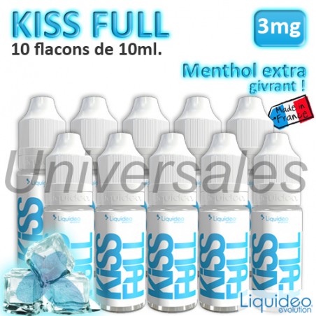 E Liquides KISS FULL lot de 10