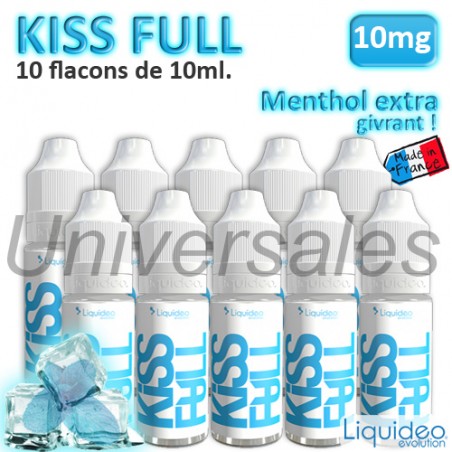 E Liquides KISS FULL lot de 10