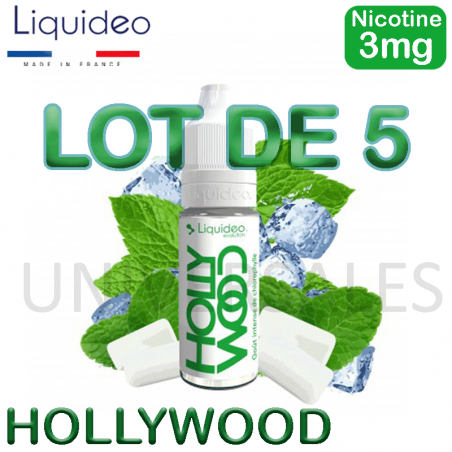 E-liquide HOLLYWOOD lot de 5