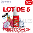 E liquide FREEZE ICE DRAGON lot de 5