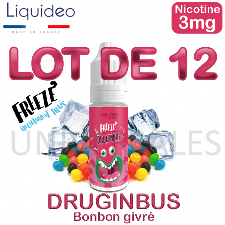 E liquide FREEZE DRAGIBUS lot de 12