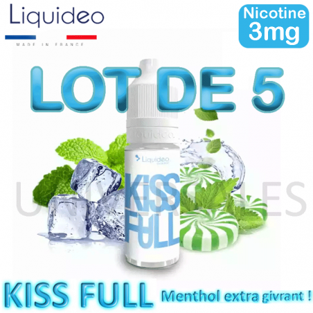 E liquide KISS FULL lot de 5