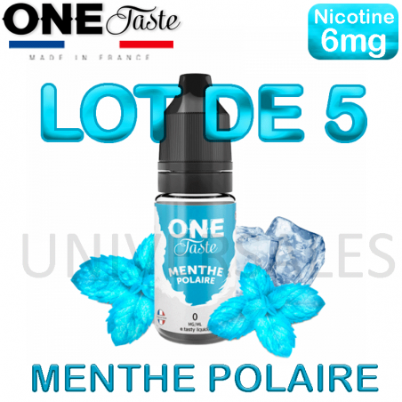 E-liquide MENTHE POLAIRE lot de 5