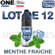 E Liquides MENTHE FRAICHE lot de 12