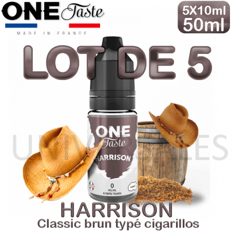 E-liquide HARRISON tabac brun 0mg