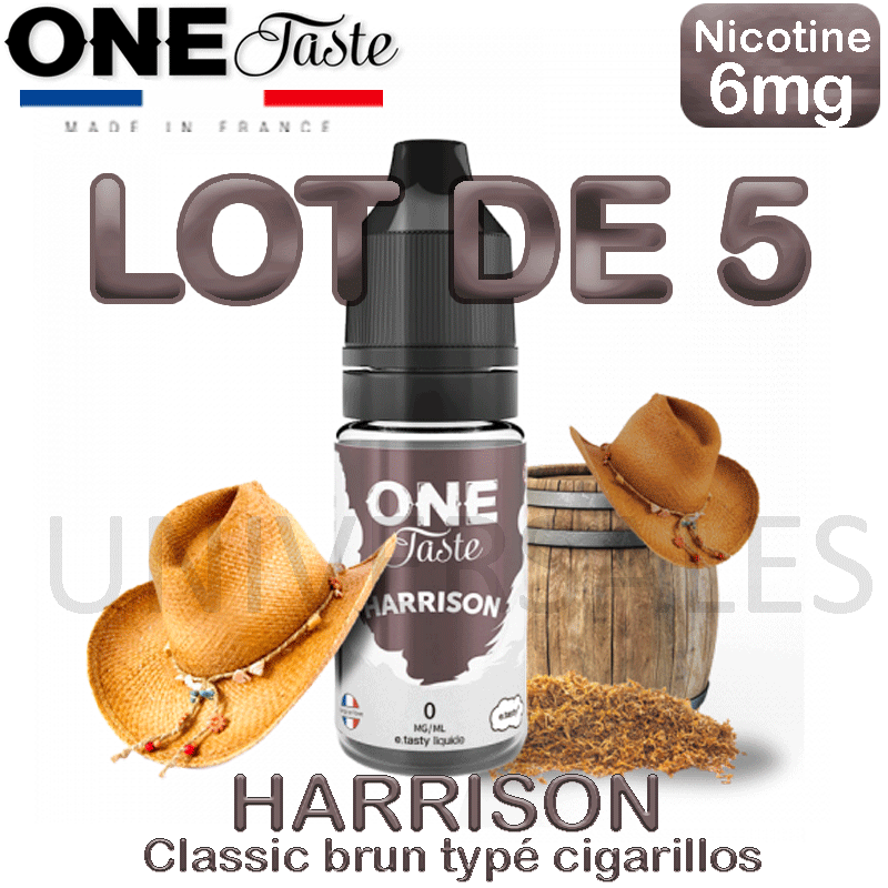 E-liquide HARRISON lot de 5