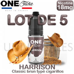 E-liquide HARRISON tabac brun 18mg