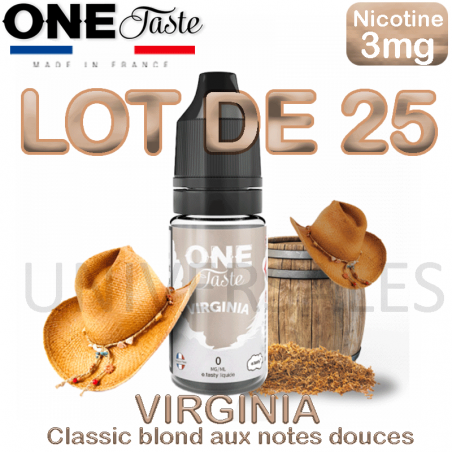 E Liquides VIRGINIA lot de 25