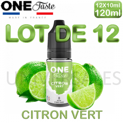 E-liquide citron vert 0mg one taste