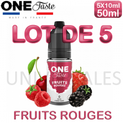 E-liquides Fruits Rouges One Taste 0mg
