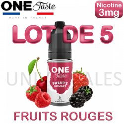 E-liquides Fruits Rouges One Taste 3mg