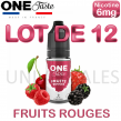 E Liquides FRUITS ROUGES lot de 12