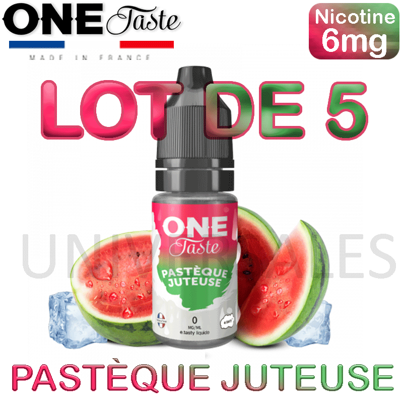 E Liquides PASTÈQUE JUTEUSE lot de 5