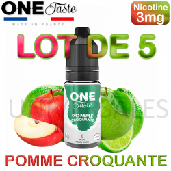 E Liquides POMME CROQUANTE lot de 5