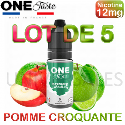 E Liquides POMME CROQUANTE lot de 5