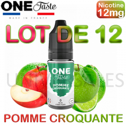 E Liquides POMME CROQUANTE lot de 12