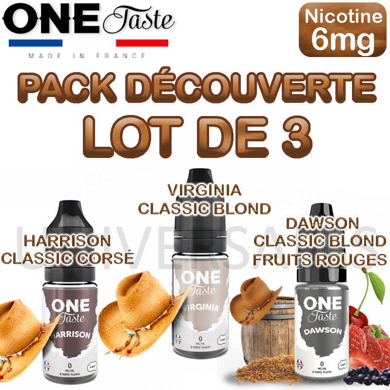 Pack découverte Classic One Taste