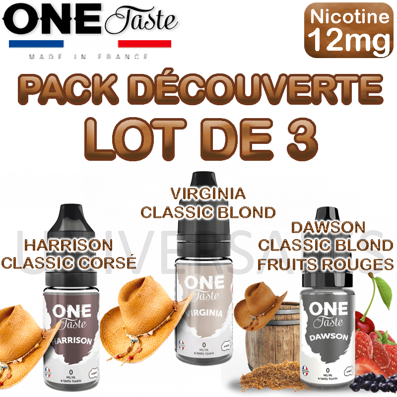 Pack découverte Classic One Taste