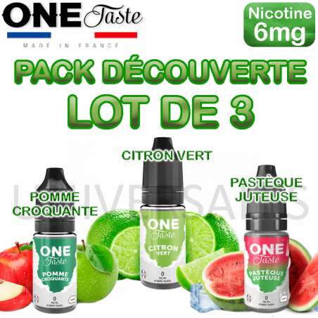 Pack découverte Fruités One Taste