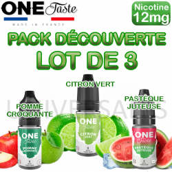 Pack e-liquide fruits 12mg
