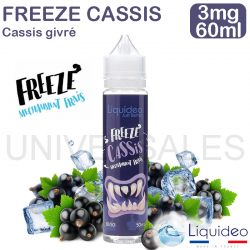 e-liquide FREEZE CASSIS 50ml - Liquideo
