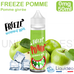 e-liquide FREEZE POMME 50ml - Liquideo