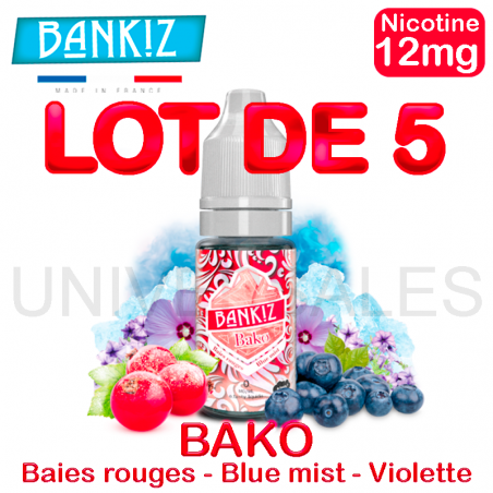 E Liquides BAKO lot de 5