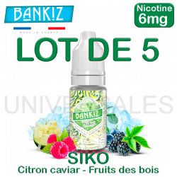 E Liquides SIKO lot de 5