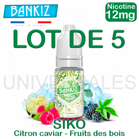 E Liquides SIKO lot de 5