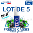 E liquide FREEZE CASSIS lot de 5