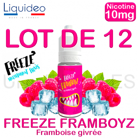 E liquide FREEZE FRAMBOYZ lot de 12
