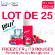 E liquide FREEZE FRUITS ROUGES lot de 25