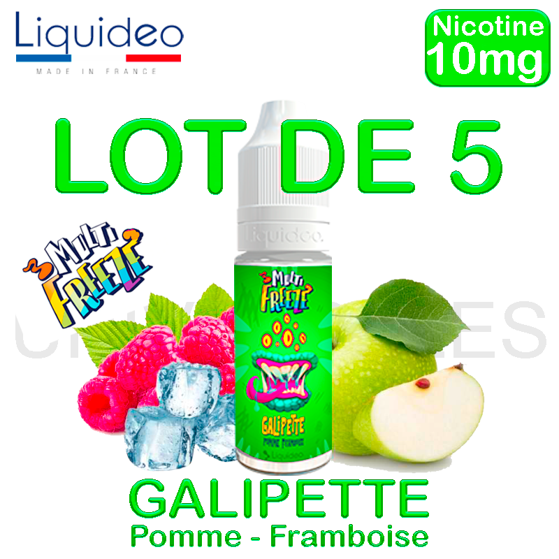 E liquide GALIPETTE lot de 5