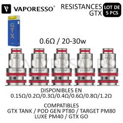 RESISTANCE GTX 0.6 PT80 GEN gtx tank