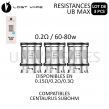 Résistances UB MAX - Boite de 3 Résistances UB MAX - Boite de 3
