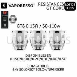 RESISTANCE GT8 VAPORESSO NRG SKRR 0.15OHM
