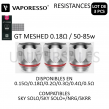Résistances GT CORE - Boite de 3 Résistances GT CORE - Boite de 3