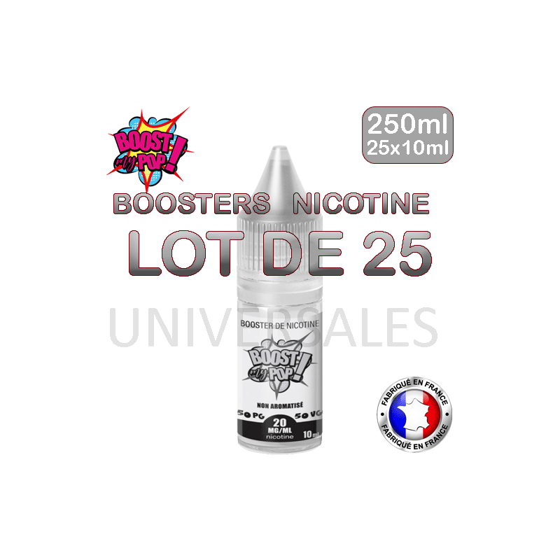 Booster de nicotine lot de 25 Booster de nicotine lot de 25