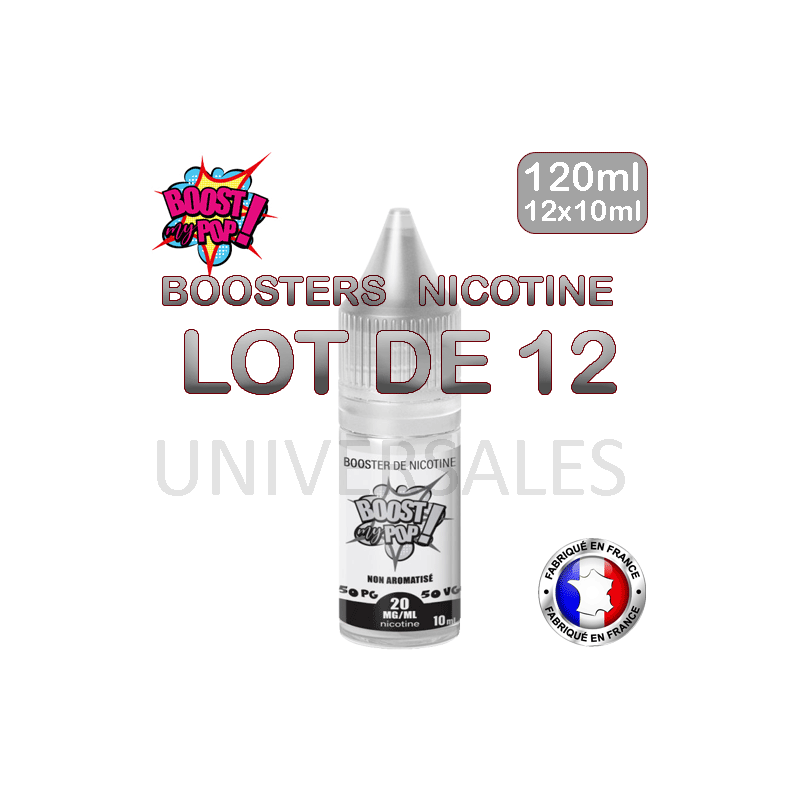 Booster de nicotine lot de 12 Booster de nicotine lot de 12